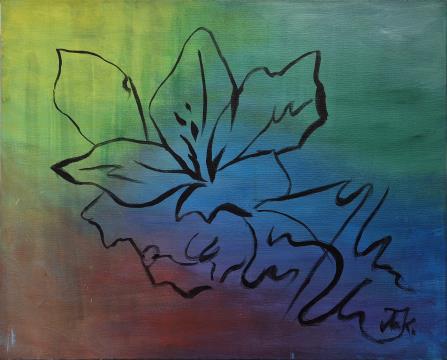 Kapucinka (Akril-platno - 40x50) Martina Kozamernik